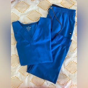 Beyond Scrubs - Royal Blue Jogger Set